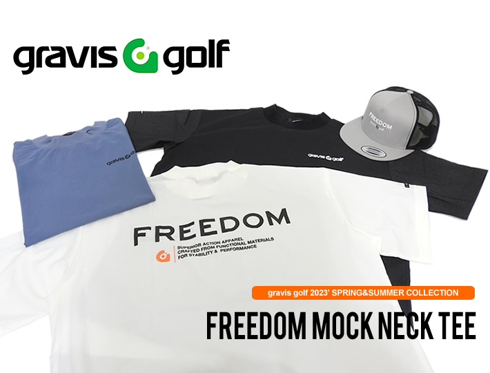 gravis golf(グラビスゴルフ)Freedom Mock neck teemモックネック