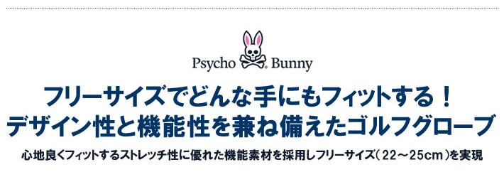 Psycho Bunny（サイコバニー）グローブ