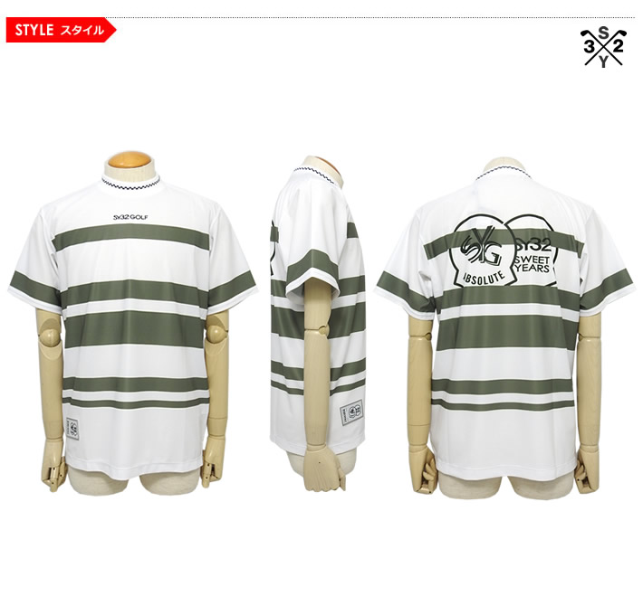 SY32 BY SWEET YEARS GOLF（エスワイサーティトゥバイスウィートイヤーズゴルフ）カットソー