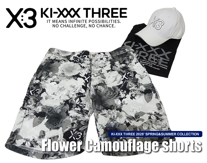KI-XXX THREE（キックスリー）ショーツ