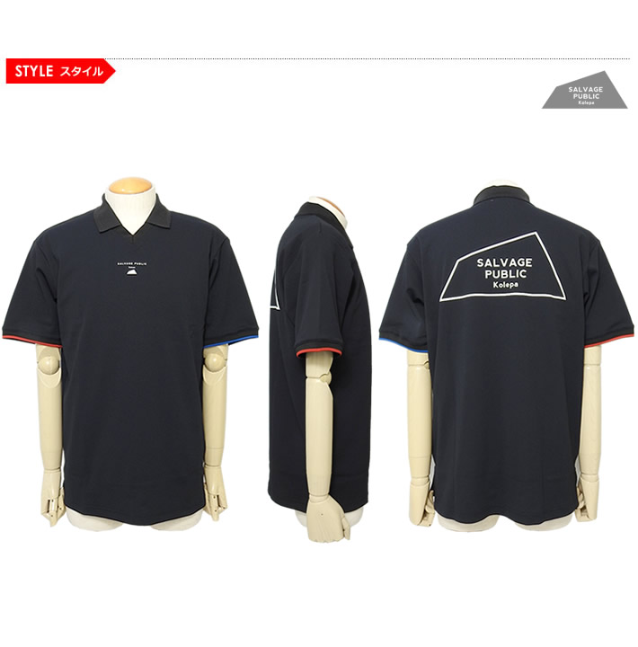 SALVAGE PUBLIC KOLEPA（サルベージパブリックコレパ）ポロシャツ