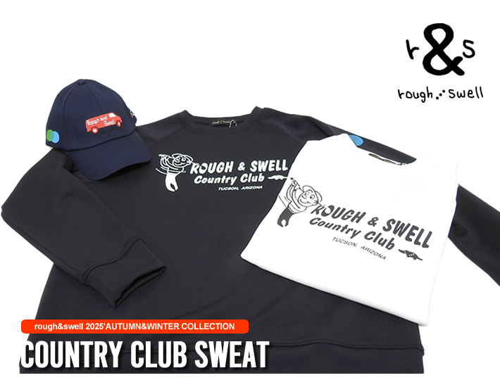 rough&swell（ラフアンドスウェル）スウェット
