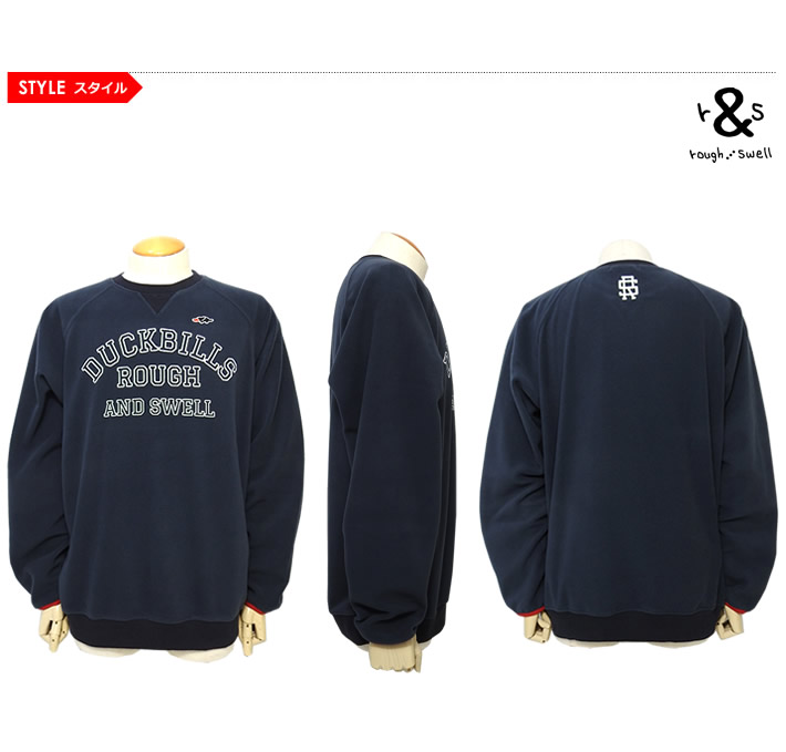 rough&swell(ラフアンドスウェル)スウェット