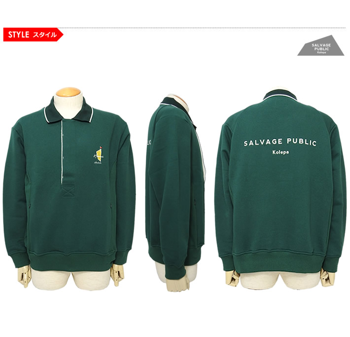 SALVAGE PUBLIC KOLEPA（サルベージパブリックコレパ）スウェット