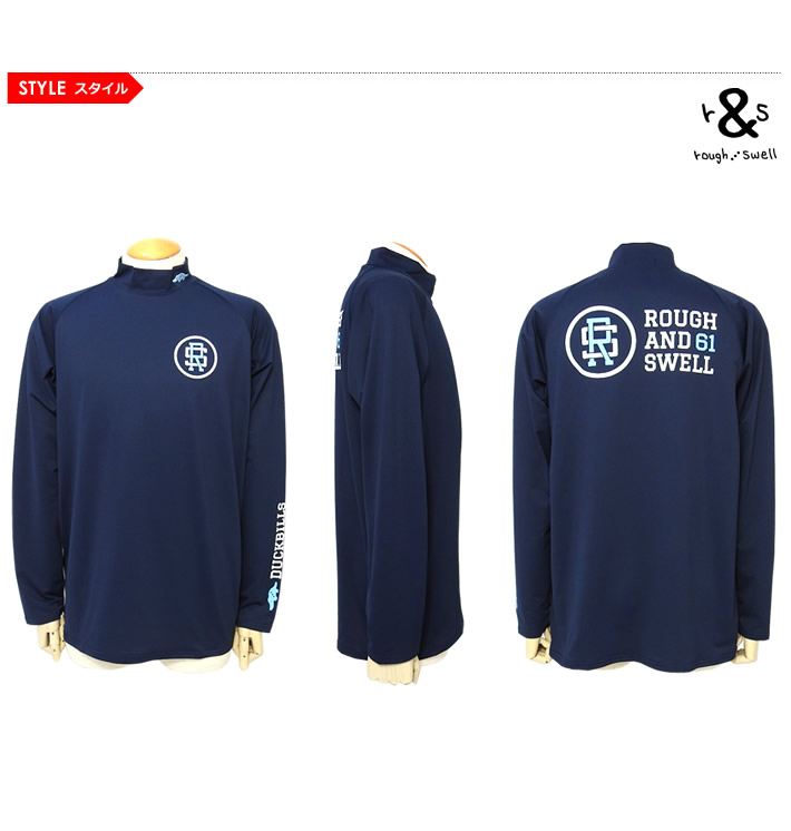 rough&swell（ラフアンドスウェル）モックネック