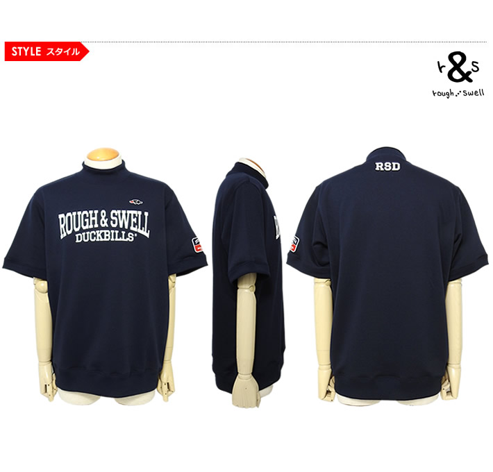 rough&swell（ラフアンドスウェル）モックネック