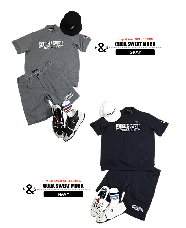 rough&swell（ラフアンドスウェル）モックネック