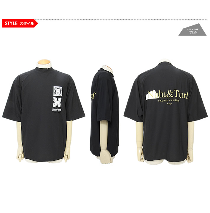 SALVAGE PUBLIC KOLEPA（サルベージパブリックコレパ）モックネック
