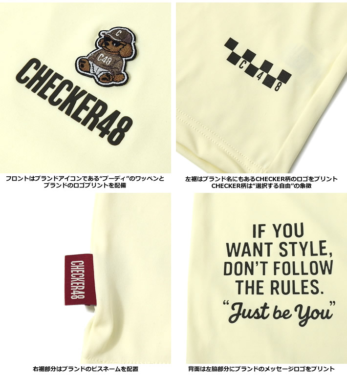 CHECKER48(チェッカーフォーティーエイト)モックネックシャツ