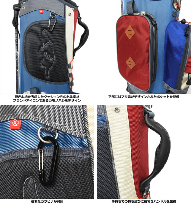 ラフアンドスウェル キャディバッグ スタンド式 メンズ レディース ゴルフ rough&swell RSA-23201  MOUNTAINCADDY2023 ラッピング・同梱不可/BEIGE/ONE SIZE