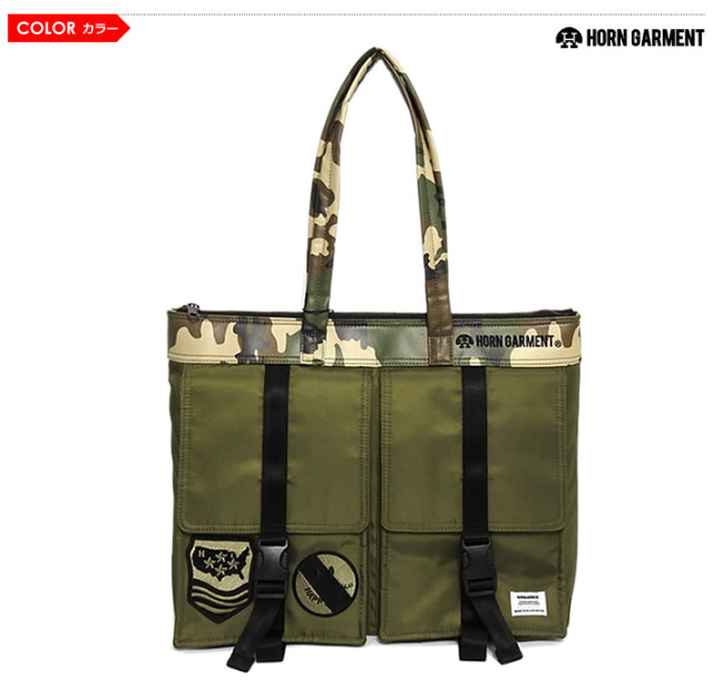 HORN GARMENT［ホーンガーメント］Army of Me Tote Bag/ミリタリー 