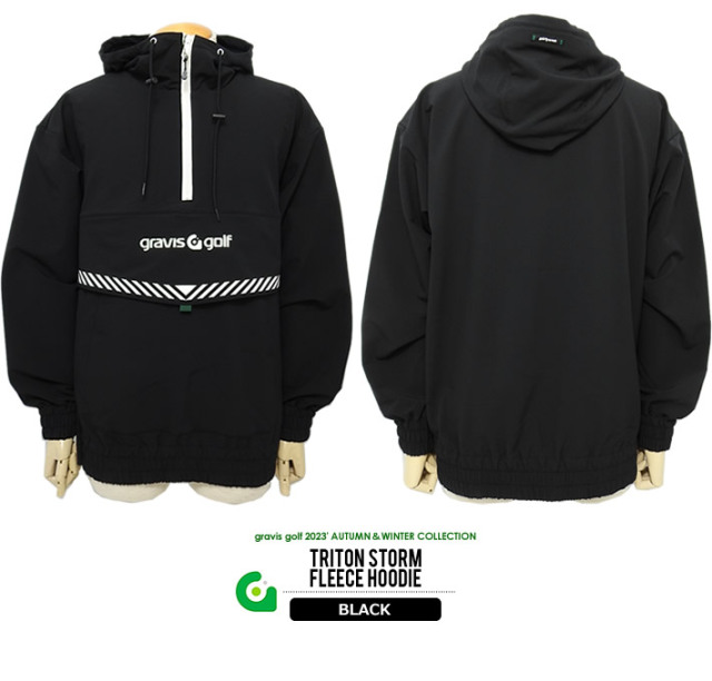 gravis golf［グラビスゴルフ］Triton Storm Fleece Hoodie /バック