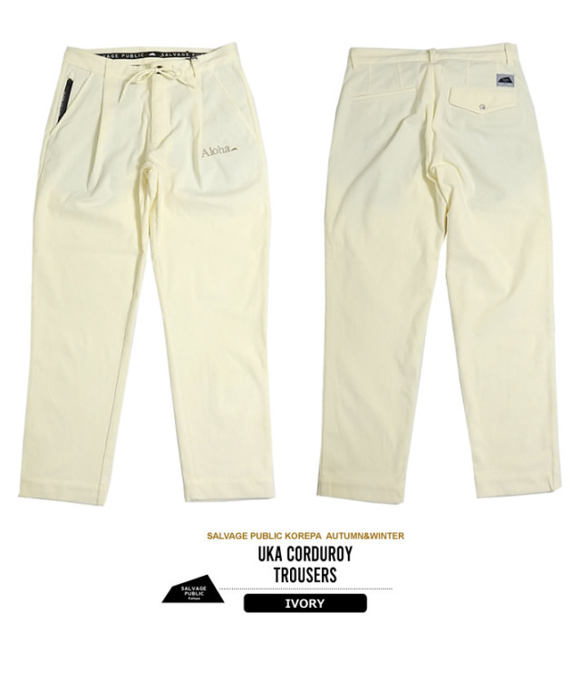SALVAGE PUBLIC KOLEPA［サルベージパブリックコレパ］Uka Corduroy