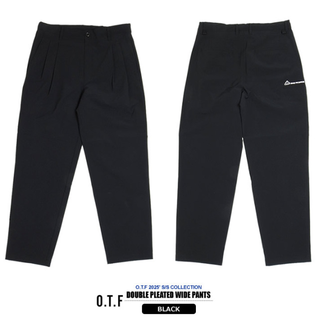 O.T.F［オーティーエフ］DOUBLE PLEATED WIDE PANTS/2タックワイド