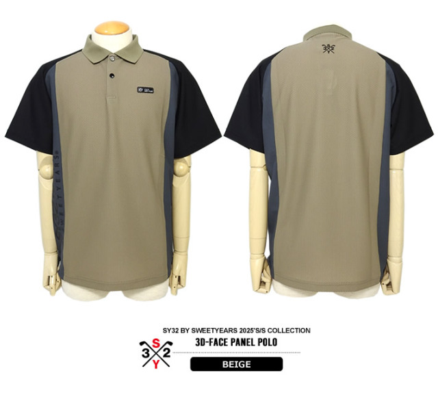 SY32 BY SWEET YEARS GOLF（エスワイサーティトゥバイスウィートイヤーズゴルフ）ポロシャツ