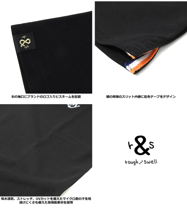 rough&swell（ラフアンドスウェル）ポロシャツ