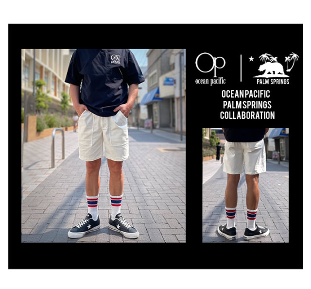PALM SPRINGS&times;OCEAN PACIFIC（パームスプリングス&times;オーシャンパシフィック）ショーツ