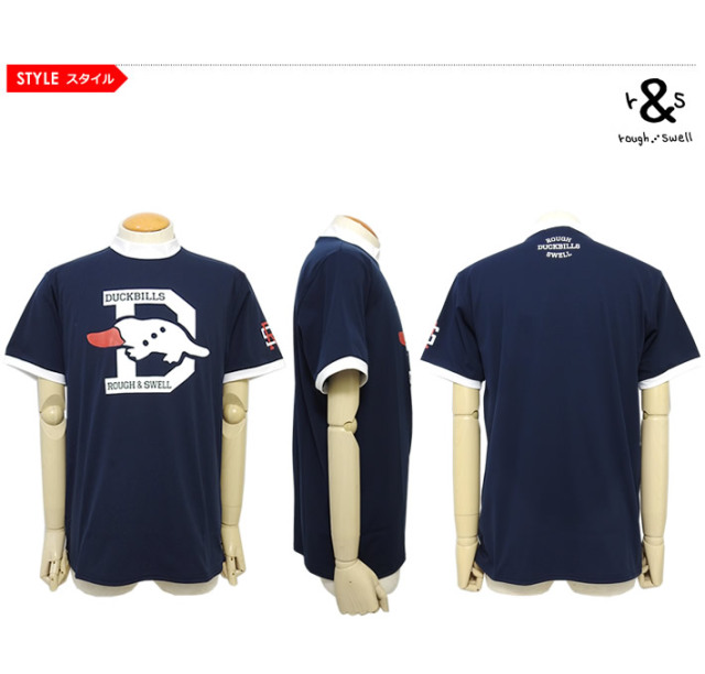 rough&swell（ラフアンドスウェル）モックネック