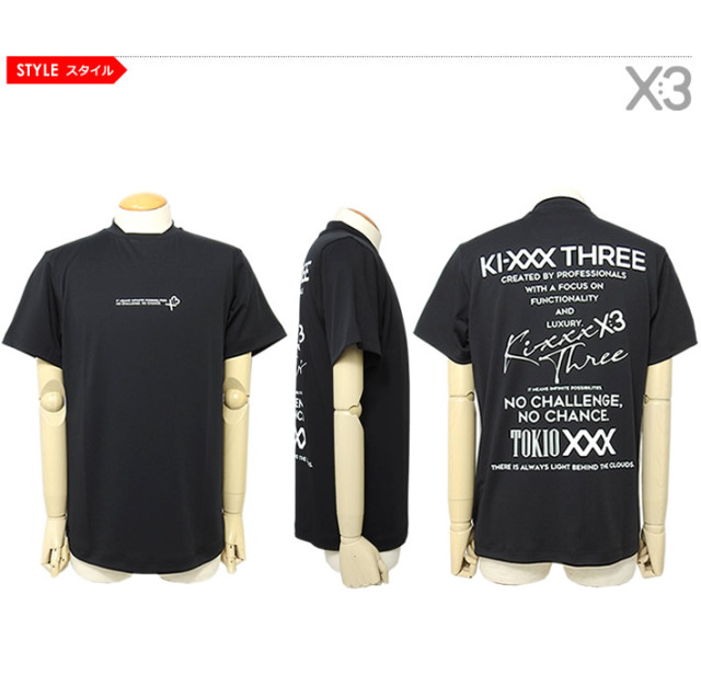 翠ページ KI-XXX THREE［キックスリー］切り替え襟グラフィックモック