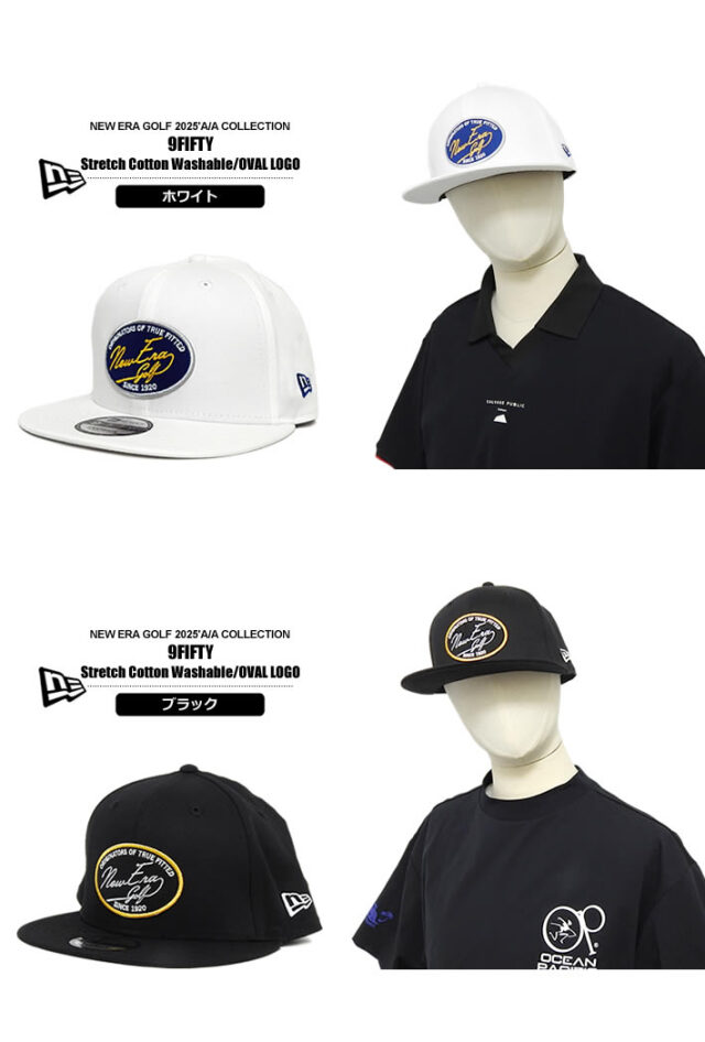NEW ERA GOLF［ニューエラゴルフ］9FIFTY Stretch Cotton Washable