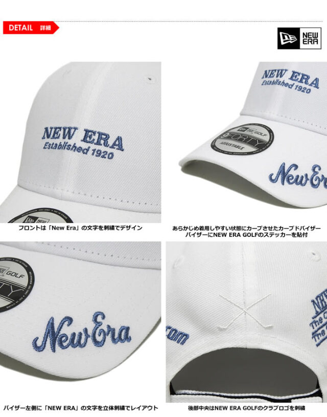 NEW ERA GOLF［ニューエラゴルフ］9FORTY Archive Logo/アーカイブロゴ