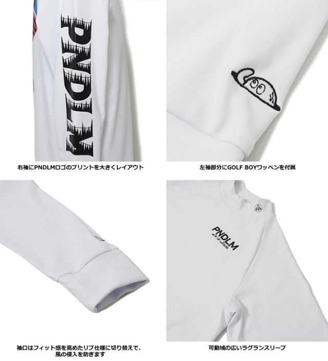 PENDULUM［ペンデュラム］SQUARE LOGO MOCK NECK/長袖モックネック