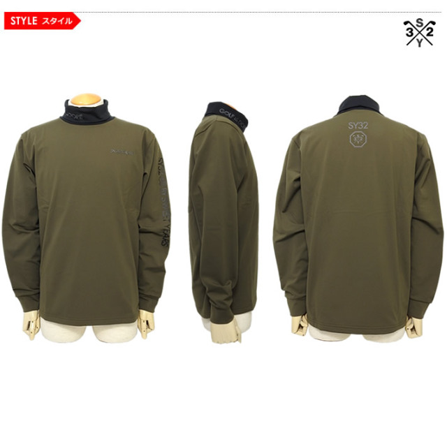 SY32 BY SWEET YEARS GOLF（エスワイサーティトゥバイスウィートイヤーズゴルフ）ハイネック