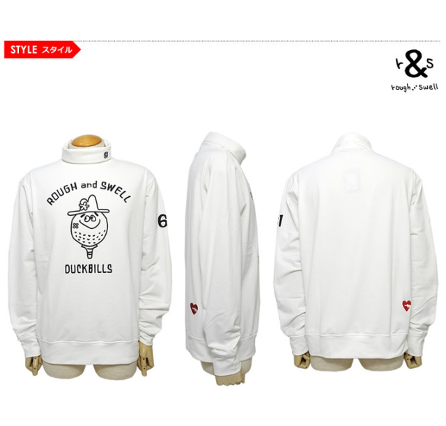 ラフアンドスウェル　トレーナー rough&swell［ラフアンドスウェル］Mr.BOGEY TURTLE/タートル裏毛
