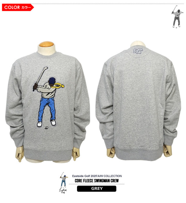 Eastside Golf［イーストサイドゴルフ］CORE FLEECE SWINGMAN CREW