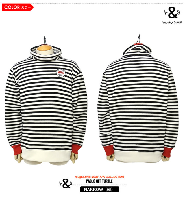 ラブアンドスウェル　　フリーストップス rough&swell［ラフアンドスウェル］PABLO OFF TURTLE/裏フリースオフ