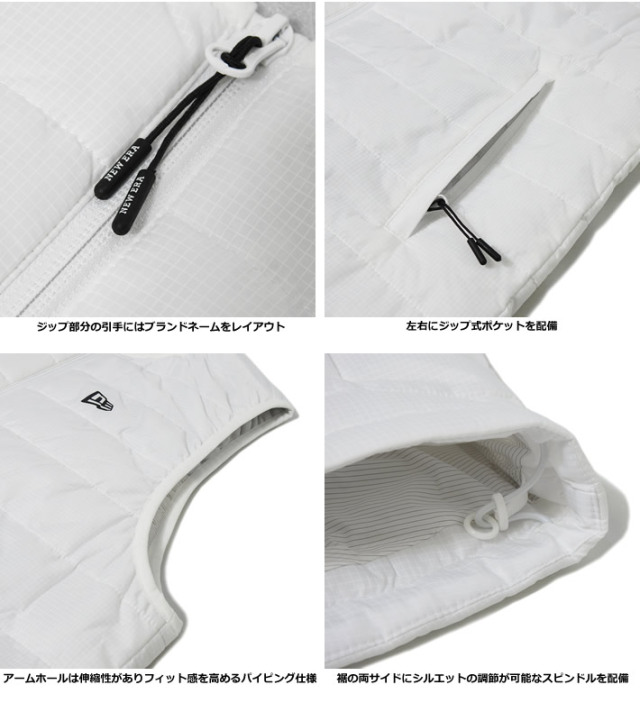 NEW ERA GOLF［ニューエラゴルフ］LIGHT INSULATED VEST/ノーカラー