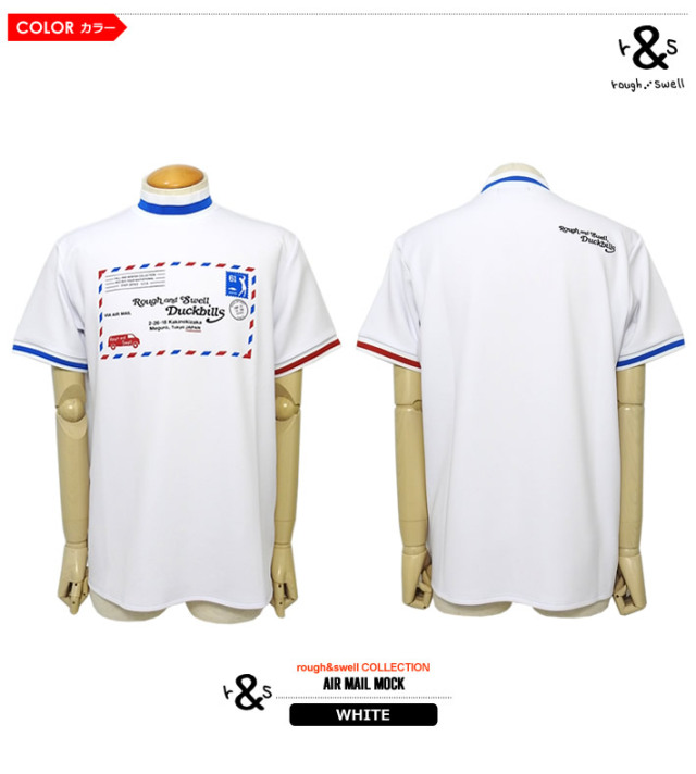 rough&swell（ラフアンドスウェル）モックネック