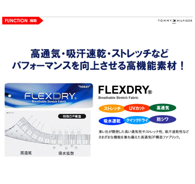 TOMMY HILFIGER GOLF（トミーヒルフィガーゴルフ）ポロシャツ