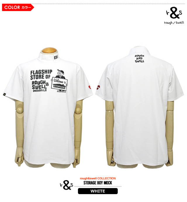 rough&swell（ラフアンドスウェル）モックネック