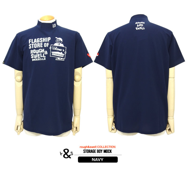 rough&swell（ラフアンドスウェル）モックネック