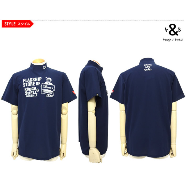 rough&swell（ラフアンドスウェル）モックネック