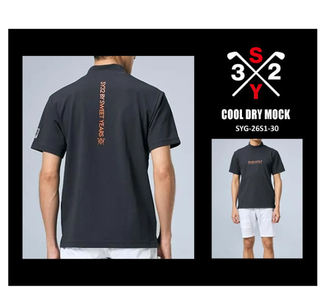 SY32 BY SWEET YEARS GOLF（エスワイサーティトゥバイスウィートイヤーズゴルフ）カットソー