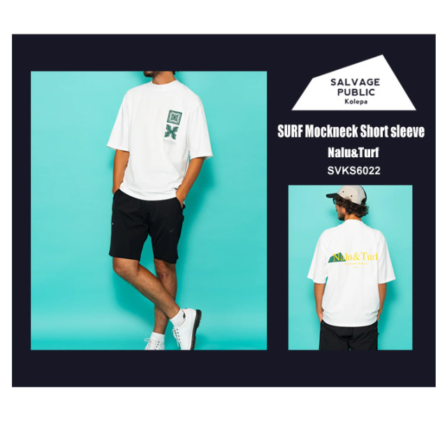 SALVAGE PUBLIC KOLEPA（サルベージパブリックコレパ）モックネック
