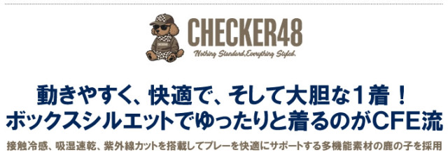 CHECKER48（チェッカーフォーティーエイト）ポロシャツ