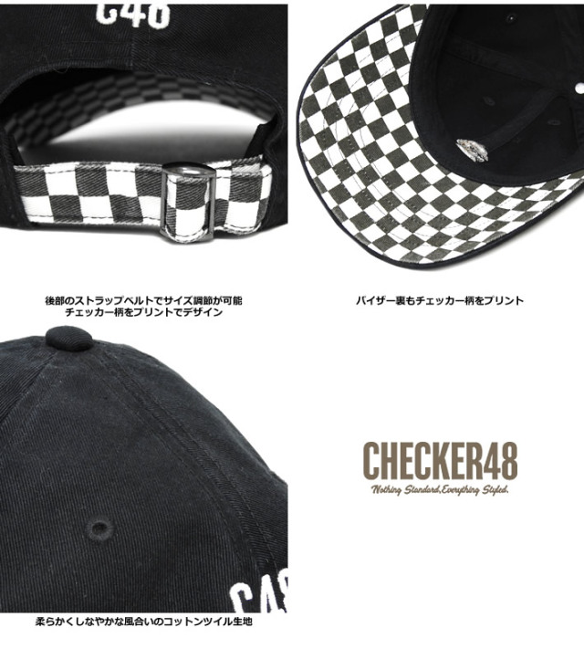 CHECKER48（チェッカーフォーティーエイト）キャップ