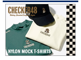 CHECKER48 モックネックシャツ